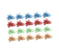 PartyKindom 20pcs Mini Pull Back Plane for Friction Powered Transparent Models Smooth Edges Random Colors Portable Educational Aeroplane for Outdoor Play and Birthday Gifts Random Color
