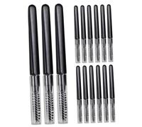 PartyKindom 20pcs Portable Eyebrow Brush with Lid Multi Functional Eyebrow and Lash Brushes for Daily Grooming for Makeup Lovers and All Ages