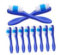 PartyKindom 20pcs Soft Bristle Detention Toothbrush with Short Handle for Prison and Psychiatric Hospital Use Deep Cleaning Oral Care Brush Blue Safe Self Harm Design for Secure Facilities