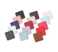 PartyKindom 20pcs Square Bookmark Artificial Leather Page Markers Book Marks Reading Present Antique Bookmarks School Office Home Supplies Cute Corner Page Book Marks School Office Supplies Pu