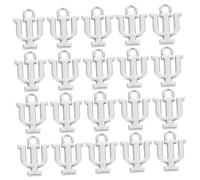 PartyKindom 20pcs Unique Letter Pendants for DIY Jewelry Making for Bracelets Necklaces Keychains