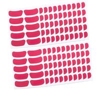 PartyKindom 22 Sheets Softball Eye Stickers Soft PVC Adhesive Under Eye Strips for Baseball Football Hockey Sports Fans Sweat Resistant Face Decals