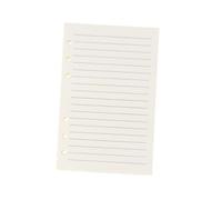 PartyKindom 240Pcs Loose Leaf Filler Paper White Lined Ring Binder Refills Premium Smooth Writing Notebook Inner Refill for Diaries Planners and Note Taking