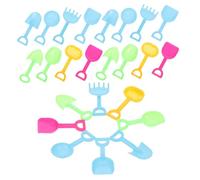 PartyKindom 24Pcs Mini Beach Style Ornaments Mixed Styles Micro Landscape Decorations for Dollhouse Summer Scene Props Miniature Beach Accessories Scoop