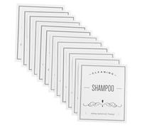 PartyKindom 24pcs PVC Travel Dispenser Stickers for Bathroom Shampoo and Lotion Bottles Self Adhesive Labels for Hand Shampoo Organizing Toiletry Containers with White Tags