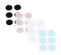 PartyKindom 24Pcs Self Adhesive Drum Dampeners Soft Drum Silencers for Tone Control Washable Gel Pads for Snare Drum Electronic Kits Portable Drum Accessories