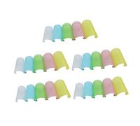 PartyKindom 25 Pcs Plastic Flute Protector Covers for Chinese Bamboo Flute Lightweight Protective Films with High Fit Easy to Install Soft Material for E Keys Random Color