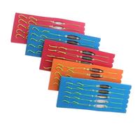 PartyKindom 25pcs Carp Fishing Spring Feeder Hook with Precise Bait Placement and Versatile Application, Made of Pe and Metal for Freshwater Scenarios Including Rivers