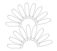 PartyKindom 25pcs Plant Support Clips Iron Wire Spring Buckle Garden Trellis Connectors for Outdoor Greenhouse Frame Weather Resistant Binding Accessories