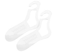 PartyKindom 2pcs Acrylic Sock Knitting Forms Hollow Leaf Pattern DIY Sock Models for Hand Knitters Craft Display Tools