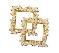 PartyKindom 2pcs Acrylic Socket Cover Butterfly Shape Light Switch Protection and Decoration Stickers for Halloween and Christmas Assorted Colour Creative Design