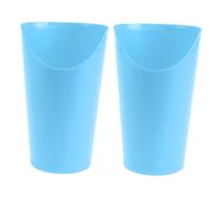 PartyKindom 2pcs Angled Nursing Cups for Elderly Adults with Dysphagia Ergonomic Patient Training Beakers for Disabled Hospital Use Spill-reducing Rehabilitation Sippy Cups for Bedridden Care