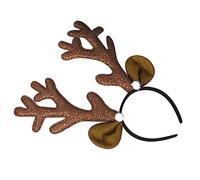 PartyKindom 2pcs Antler Headband Cute Christmas Deer Horn Hair Bands Multi-function Headdresses Adorable Hairband Decors Cosplay Supply for Womens
