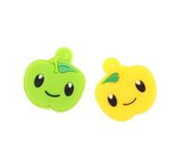 PartyKindom 2pcs Apple Shape Tennis Dampener Silicone Vibration Control for Rackets Fun Accessory to Reduce Arm Fatigue and Enhance Performance the Court