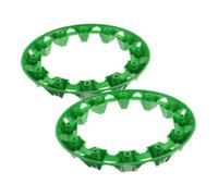 PartyKindom 2pcs Atv Wheel Hub Covers Durable Plastic Rim Trim Decorative Edge Protectors for Enhanced Stability and Weather Resistance