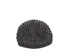 PartyKindom 2pcs Black Wig Caps for Making Braiding Wigs Elastic Dome Net with Combs for Secure Hair Hold and Easy Use for Cornrow Styles