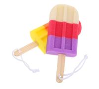 PartyKindom 2pcs Boys and Girls Calypso Sponge Bath Brush for Back Scrubbing Exfoliating Body Washer Soft Loofah Shower Scrubber