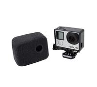 PartyKindom 2pcs Camera Windproof Housing Noise Reduction Cover for Action Session Case Black Foam Windshield for Outdoor Accessories