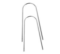 PartyKindom 2pcs Car Radio Tool Kit U Shaped Stereo Release Keys for CD and Dvd Audio Devices in Vehicles Snake Chain