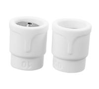 PartyKindom 2pcs Ceramic Tig Cup Welding Nozzle Gas Lens for Argon Arc Welding Torch Accessories High Temperature Resistant Ceramic Cups Suitable for Aerospace Automotive Machinery Use
