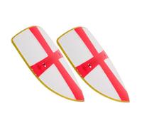 PartyKindom 2pcs Cosplay Shield Middle Ages Role for Boys Smooth Rounded Fake Armor for Interactive Play and Parent Fun