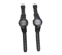 PartyKindom 2pcs Digital Sports Watches for Kids with Plastic Band and Comfortable Wear, Suitable for Students and Outdoor Activities, Stylish Black Wrist Watches for Work and Party