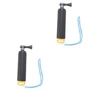 PartyKindom 2pcs Dive Buoy Pole Floating Handheld Stick for Floating Handle Grip Wrist Strap Compact Lightweight Camera Accessories