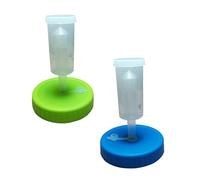 PartyKindom 2pcs Fermenting Lids for Mason Jars with Gas Release Function and Oxygen Barrier, Material, Assorted Colours, Practical Fermenter Covers for Home Fermentation Random Color