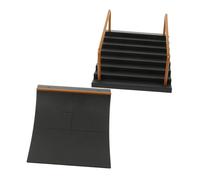 PartyKindom 2Pcs Finger Skateboard Park Ramp Accessories for Creative Plastic Field Props Kit to Enhance Coordination and Flexibility Suitable for Boys and Finger Skateboarding Fun