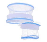 PartyKindom 2Pcs Fish Breeding Isolation Box Compact Floating Nylon Mesh Chamber with Ventilated Lid Aquarium Incubator for Guppy Hatching Fry Management