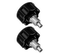 PartyKindom 2pcs Fitness Equipment Pull Pin Spring Knob, Spring Knob Pull Pin, Ball-shaped Abs Black, Universal Compatibility, Quick Adjustment, Secure Positioning, for Gym Machines, Shared