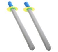 PartyKindom 2Pcs Foam Sword Plaything Lightweight Exercise Sword Prop for Fencing Training and Stage Performance for Outdoor Camping and Party Games