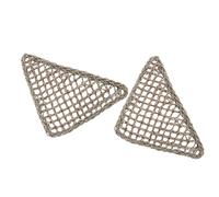 PartyKindom 2Pcs Grass Fibers Hammock Bed for Small Animals for Lizard Anoles Bearded Dragons Geckos Iguanas Durable Easy to Clean Reptile Hanging Bed
