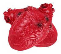 PartyKindom 2Pcs Halloween Fake Human Heart Props Vinyl Scary Organ Decor for Haunted Houses Table Decoration Party Atmosphere Enhancer