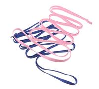 PartyKindom 2pcs High Elasticity Skipping Ropes for Boys and Girls with Latex Cord, Lightweight and Easy to Carry, Suitable for Home and School Fitness and Weight Loss Exercises Random Color