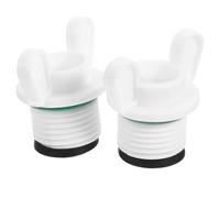 PartyKindom 2pcs Hot Water Bottle Caps Portable Stoppers Plug for Hot Water Sack White Pp Material Suitable for Diameter 20mm/0.78in Easy to Store Smooth Surface Kitchen Use