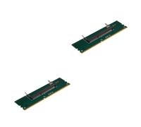 PartyKindom 2pcs Memory Transfer Card Laptop So-dimm to Desktop Dimm Adapter for Memory Ram Conversion Compatible Laptop to Desktop Use