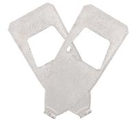 PartyKindom 2pcs Metal Bow Tips for Violin Bow Fittings Replacement Parts for Stringed Instruments Easy to Install and Prevent Slipping Strings