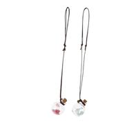 PartyKindom 2pcs Modern Car Air Freshener Bottle Pendant Rearview Mirror Hanging Ornament Perfume Diffuser for Car