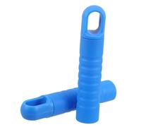 PartyKindom 2pcs Mop Handle End Grips with Hanging Anti-Slip PP Sleeve for Broom Stick Flat Mop Replacement Accessories for Organized Storage