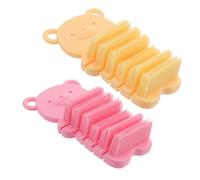 PartyKindom 2pcs Nail Scrubbing Brush Hand and Finger Cleaning Tools for Soft Bristles for Fingertip Foot Garden and Travel Use Yellow and Pink
