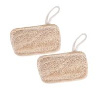 PartyKindom 2pcs Natural Loofah Kitchen Towels Dish Towels for Cleaning Dishwashing Sponges for Kitchen Scenarios Material