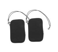 PartyKindom 2pcs Neoprene Cell Phone Pouches for Women Portable Zippered Sleeves Dustproof Mobile Bag for Hiking and Daily Use Spacious Protective Holder for Walking and Outdoor Activities