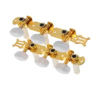 PartyKindom 2pcs Open Style Guitar Tuning Pegs for Acoustic and Classical Guitars Iron Precision Tuners for Stable Sound Control Durable Replacement Parts for Live Performances and Travel Use