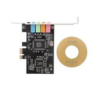 PartyKindom 2pcs Pcie to Internal Sound Card Low Profile Bracket Interfaces Digital Sound Channels for Audio Card for Live Streaming