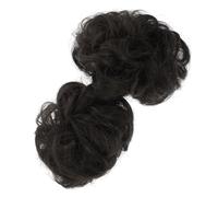 PartyKindom 2pcs Piece Natural Fluffy Hair Bun Extensions for Women Easy to Use for Parties Weddings High Simulation Hairpiece for Attractive Bun Hairstyles