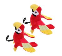 PartyKindom 2pcs Pirate Shoulder Parrot Props Lightweight Stuffed Animal for Adults Pirate Costume Party Role Play Accessories Interactive Team Spirit