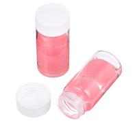 PartyKindom 2Pcs Portable Tweezer Cleaners with Built in Sponge Balls for Quick Glue Removal Practical Eyelash Extension Tweezers Washing Tool for Salon and Personal Use