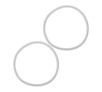 PartyKindom 2Pcs PU Replacement Wheelchair Tires Solid Non Inflatable Elastic Wheels for Front and Rear Wheelchair Parts Compatible with Models