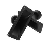 PartyKindom 2pcs Rectangular Horn Tweeter for Stage Speakers High-efficiency Piezoelectric Audio System Supplies Compact Stereo Speaker Accessories for Car and Event Sound